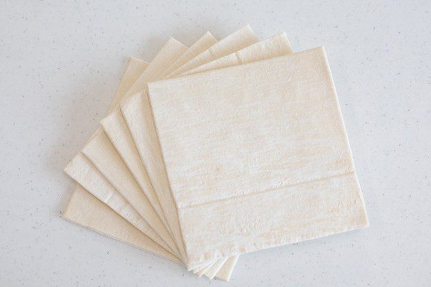 5" x 5" Squares Puff Pastry Sheets
